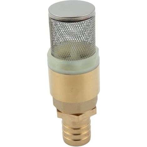 Kit de crépine d'aspiration en laiton, avec valves, clapets anti-retour, vanne à pied, pour raccord de tuyau de soupape, pour irrigation agricole (valves de 2,5 cm + diamètre 25 mm) (1/4)