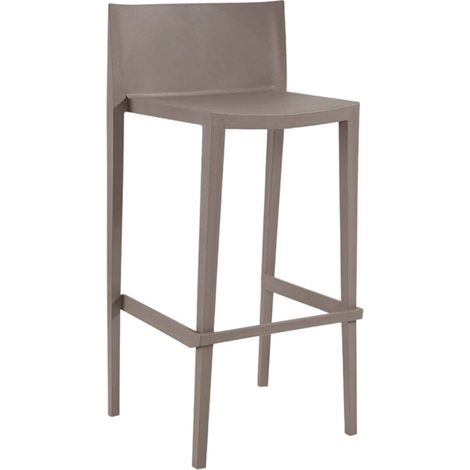 Tabouret FLORIA en polypropylène style moderne pour extérieur