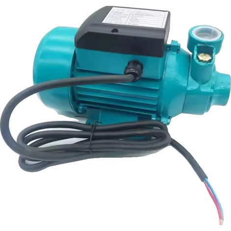 Pompa di pressione dell'acqua, pompa di sovralimentazione automatica, alimentata a energia solare e batteria, blu (1/2)