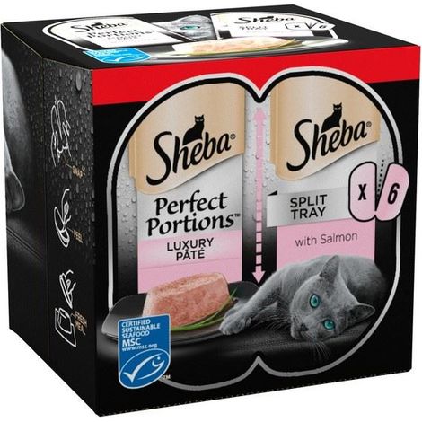 Sheba Perfect Portions Salmon Loaf 3 x (2 x 37.5g) PK8 - 262118