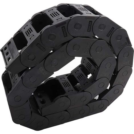 Chaîne porte Câbles, 100 cm 25 x 57 mm Nylon chaine plastique Pour l'Imprimante 3D, ouverte des deux côtés, chaîne de traînée, Transporteur pour 3D Imprimante CNC Routeur Machine (1/5)