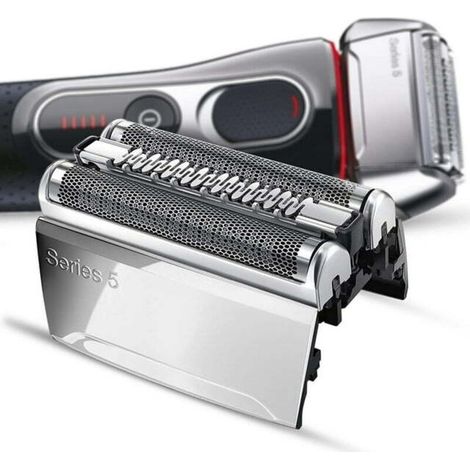 Tête de rechange pour rasoir Braun S5 série 5 (grille et coupe) compatible avec les modèles 5190cc, 5020, 5030, 5040, 5050, 5070 et 5090.