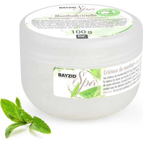 2x 100 g BAYZID® SPA Mentholkristalle für die Sauna