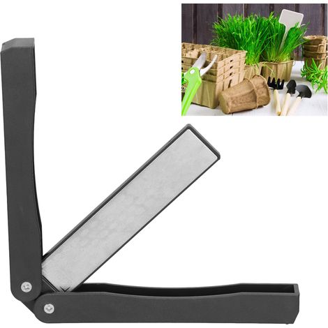 Affûteur De Couteaux Pliable En Forme De Secteur Pour L'Extérieur Outils Portables Double Face Diamant Pour La Cuisine Maison-KZQ (1/5)
