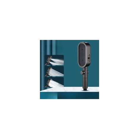 Pommeau de Douche 3 Modes Adoucisseur d'Eau Buses Anti-Obstruction Lavage Puissant pour Baignoires Carreaux Animaux Domestiques Gris-AUTRES (1/3)