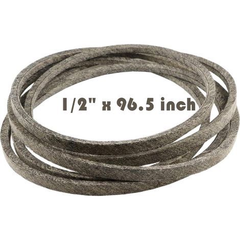 Courroie d'entraînement de transmission de lames de plate-forme de coupe de tracteur de tondeuse à gazon pour CUB Cadet 954-04060, 954-04060A, 954-04060B 1/2"x 96.5" Fabriqué en Kevlar