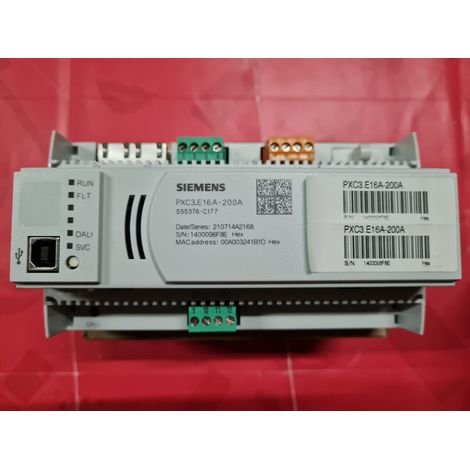 SIEMENS PXC3,E16A-200A AUTOMATION STATION S555C177