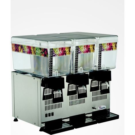Distributeur de Boissons Réfrigérées n°34 - 3 Bacs x 12 L - Santos