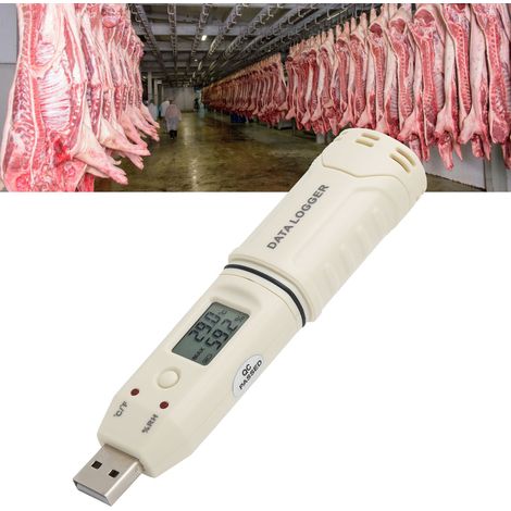 Enregistreur de température et d'humidité GM1365, alarme de chaîne du froid, thermomètre pour entrepôt frigorifique, laboratoire et serre agricole (1/5)