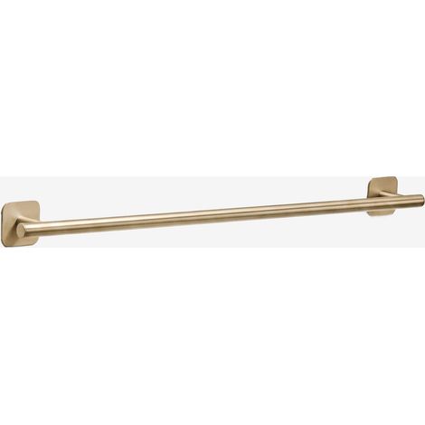 Toallero adhesivo de pared con barra 60 cm para baño en acero inoxidable Ondreli SKLUM (1/5)