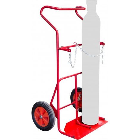 Diable d'Atelier Porte-Bouteilles FIMM Charge 250kg en Acier Roues Pneumatiques - 810009646
