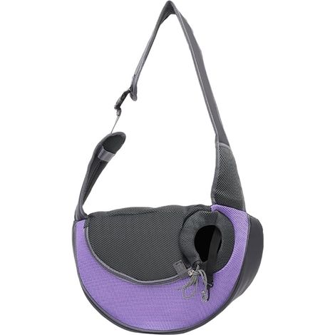 1 Sac de transport pour animal domestique, Sangle réglable, Tissu Oxford et Mesh, Chien Chat jusqu'à 2,5kg, Voyage Plein air