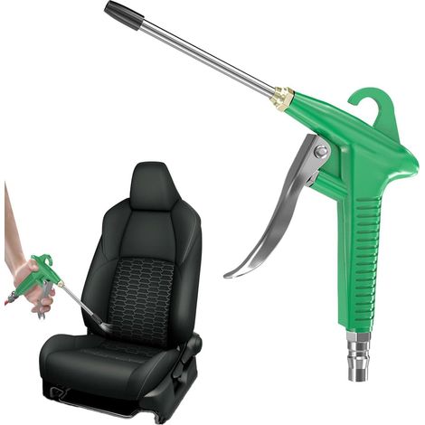 Souffleur d'air pneumatique, accessoire de compresseur d'air, outil de nettoyage de poussière, haute pression, poignée ergonomique, design compact, détails de voiture, atelier, garage à domicile (1/5)