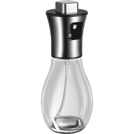 Vaporisateur d'huile d'olive 200 ml avec entonnoir et brosse, flacon pulvérisateur rechargeable pour la cuisine, les barbecues, les salades, la pâtisserie, les rôtissages et les grillades, laque pour (1/5)