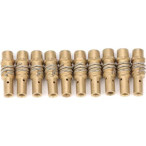 10pcs Porte-embouts Buse Soudage MIG Consommable Accessoire pour Chalumeau Torche 15AK, Accessoire pour Soudage MIG (1/5)