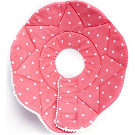 Collerette confortable de post-chirurgie pour chats et chiens, robuste, imperméable, résistante aux griffures et morsures, facile à nettoyer, avec attache ajustable (1/5)