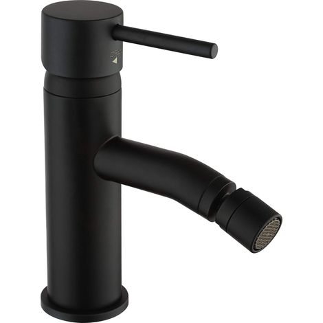 Paini - Diana Rubinetto Miscelatore Bagno Monocomando per Bidet in Ottone, Finiture Nere e Opache, Design accattivante, Interamente Prodotto e Lavorato in Italia (1/5)