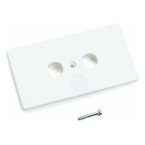Placca di finitura eha rauduo 40/105 superficie bianco 1 pezzo
