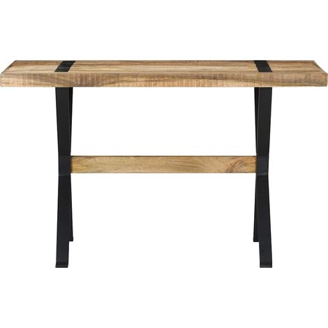 Maison Exclusive - Esstisch 120x60x76 cm Raues Mangoholz