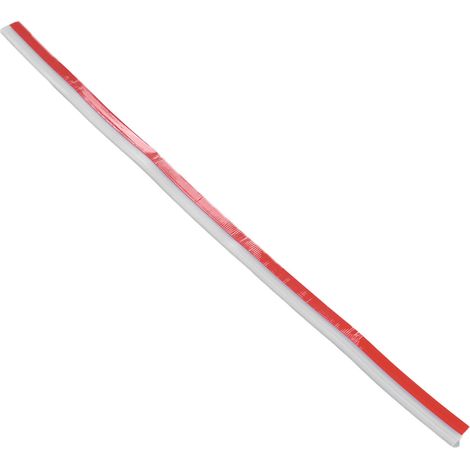 Bande d'étanchéité pour portes en caoutchouc silicone transparent, coupe-vent, anti-poussière et insonorisante, pour joints jusqu'à 23 mm de diamètre. (1/5)