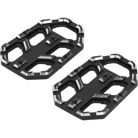 Breite Aluminium-Fußrasten für Motorräder, verbreiterte Fußpedale, kompatibel mit HONDA NC750X, NC750S und CB500X, 2er-Set (1/5)