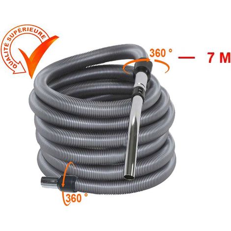 Atepac – Flexible pour aspiration centralisée 32mm – Longueur 4 à 15m – Compatible avec plusieurs marques – Pour espaces variés