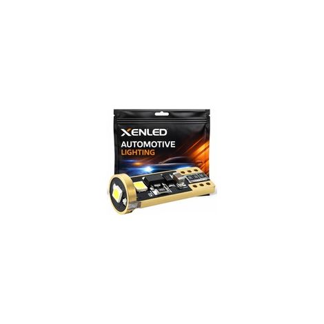 1 x AMPOULE W5W 3-LED Super Canbus 60Lms XENLED - BLEU (1/5)