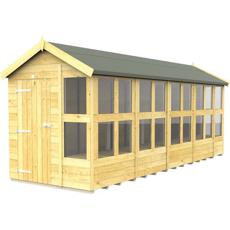 6 x 18  Apex Potting Shed
