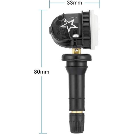 Sensori di monitoraggio della pressione degli pneumatici TPMS per auto, confezione da 4 pezzi, compatibili con Buick, Cadillac, Chevy e altri veicoli. (1/3)