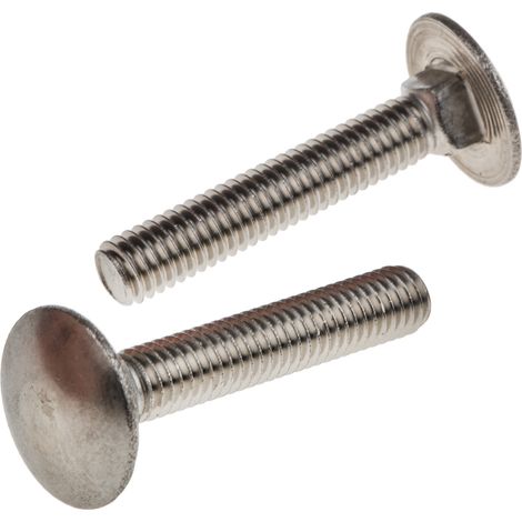 Boulon Acier Inoxydable, Brut, M6 x 35mm ( Prix pour Sachet de 50 )