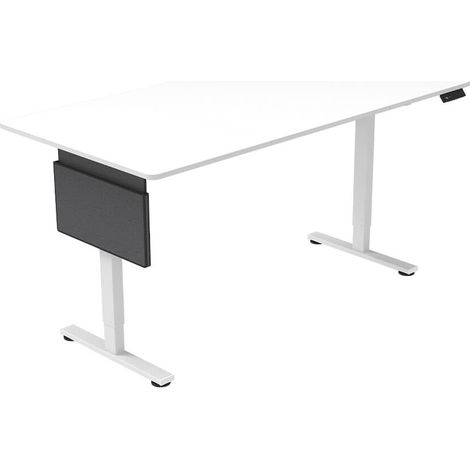 HOME DELUXE höhenverstellbarer Schreibtisch I Ergonomisches Design in Weiß, 120 x 60 cm für Homeoffice und Büro Höhenverstellbarer Schreibtisch, Ergonomischer Schreibtisch, Elektrischer Schreibtisch