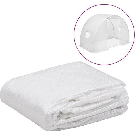 Remplacez la couverture de la serre (4,5 mètres carrés) par un matériau transparent de 3 x 1,5 x 2 mètres. (1/5)