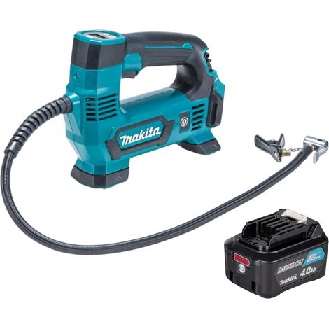 Makita MP 100 DM1 Akku Kompressor 12 V max. 8,3 bar + 1x Akku 4,0 Ah - ohne Ladegerät