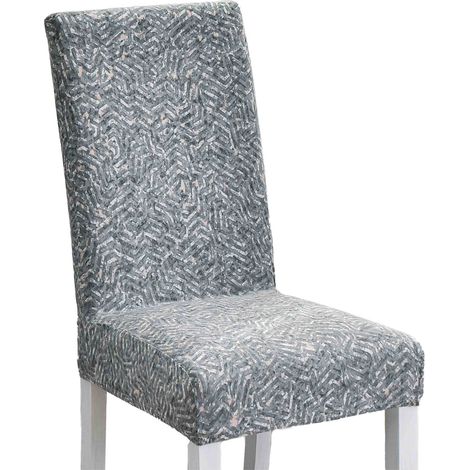 COPERTURA per sedia, fantasia grigio chiaro