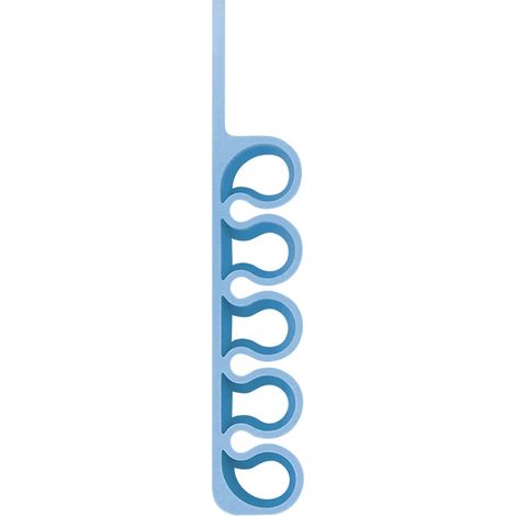 Organizer da ufficio in silicone - blu (1/5)