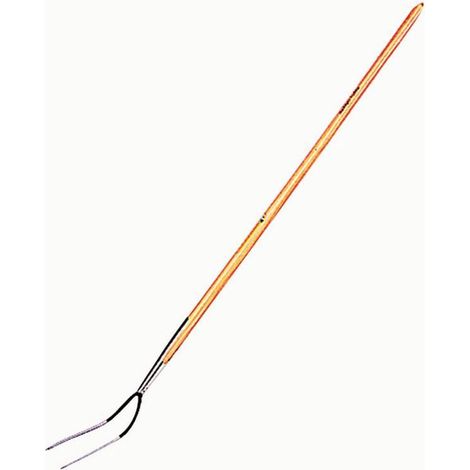 Heugabel 2 Zinken 135cm Eschenstiel, gerade, 28x16cm (1/4)