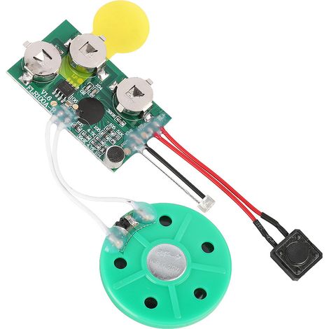 Module d'enregistrement vocal DIY pour cartes de vœux, puce sonore programmable en 60 secondes (1/5)