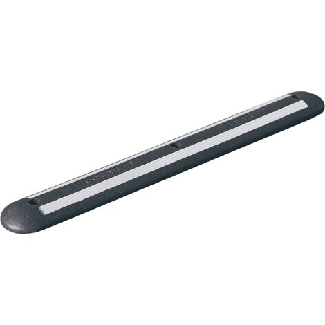 Moravia Trennbalken schwarz weiß reflektierend 1200 x 150 x 45 mm + Dübelmaterial