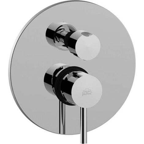 Miscelatore incasso doccia 3 uscite Ø 200 mm Paffoni serie Birillo BI019CR Cromato - Ottone (1/2)