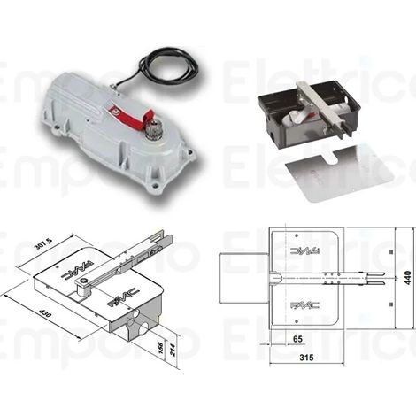 faac kit automatisme 24v power kit 24 perfect 60 120018
