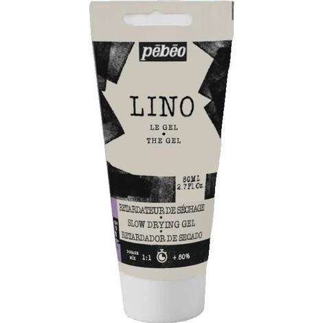 Médium pour linogravure - Retardateur de séchage - Incolore - 80ml - Pébéo