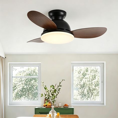 Ventilateur de plafond de 92 cm avec éclairage et télécommande, 6 vitesses, minuterie, intensité variable et 3 températures de couleur. (1/5)