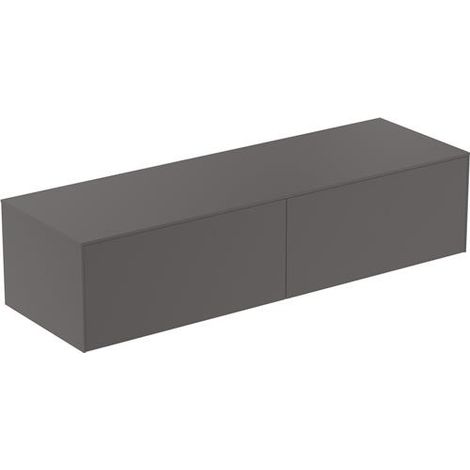 IS linke Schubladenfront Conca für WTU 780x356mm Anthrazit