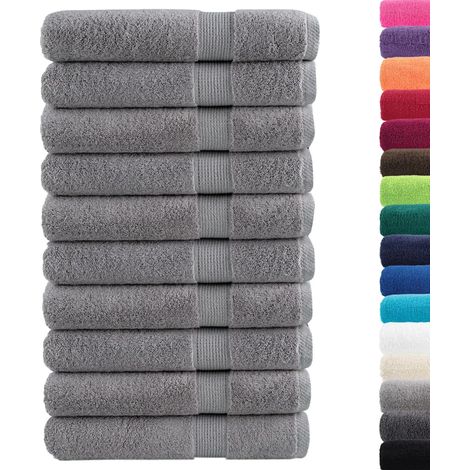 Serviettes de qualité supérieure SOLUND 10 pcs gris 600 g/m² CFW878981