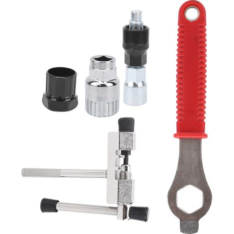 Outil extracteur de manivelle de vélo, kit de réparation pour ... extracteur de chaîne, kit de démontage de manivelle et de support de pédalier (1/5)