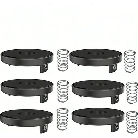 Ersatzfadenspule für Einhell CE-CT36/30 3405096 Freischneider, für Einhell 3405096 Freischneider (6 Abdeckungen + 6 Federn)