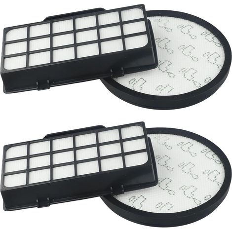2 Ensembles Filtre pour filtre Rowenta Xtrem Power Cyclonic RO6921EA, RO6941EA, RO6951EA, RO6954EA, RO6962EA, RO6963EA, RO6971EA, RO6984EA, RO6993EA, Remplace ZR006001 (1/5)