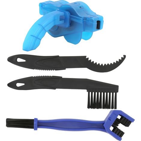 Kit de Nettoyage de Chaîne de Vélo 4 Pièces, Brosse et Outil Portable pour Entretien Bicyclette (1/5)