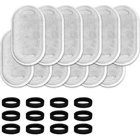 Lot de 24 filtres de rechange pour fontaine à eau (éponges filtrantes) (1/5)