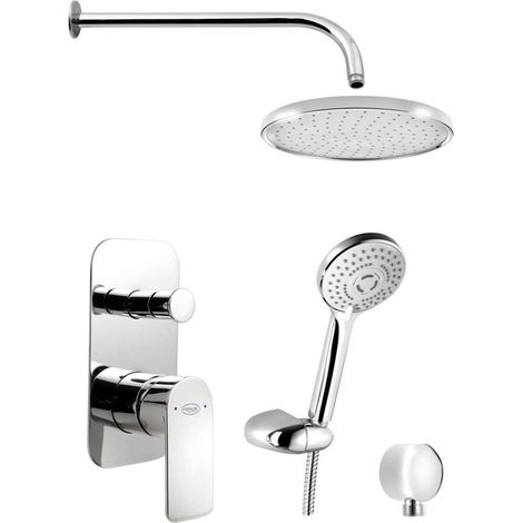 Aqualine Daphne - Duschset mit Unterputzarmatur, für 2 Verbraucher, 2 Strahlarten, Chrom DH943 (1/2)